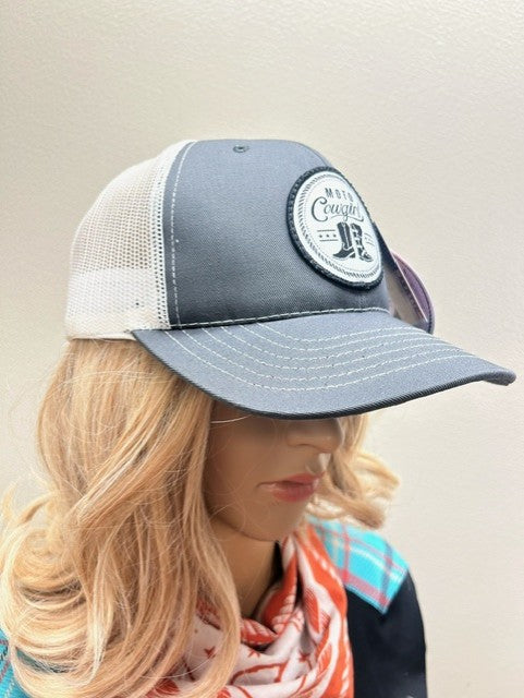 Trucker Hat With Black & White Patch