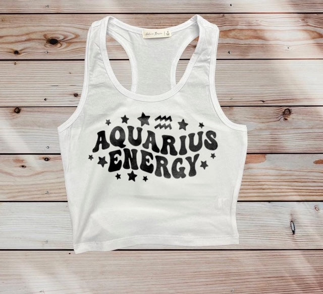 Aquarius Energry Crop Tank Top