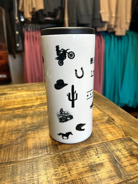 12oz Can Cooler "LIFE IS BETTER IN BOOTS"