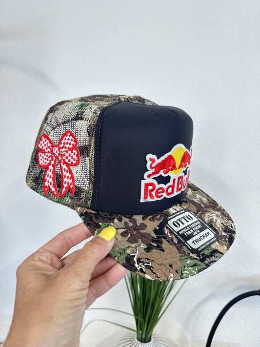 Red Bull Foam Camo Trucker Hat