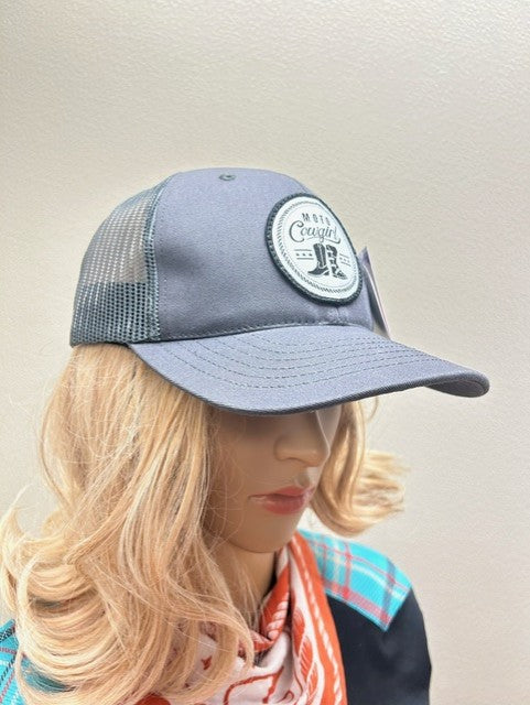 Trucker Hat With Black & White Patch