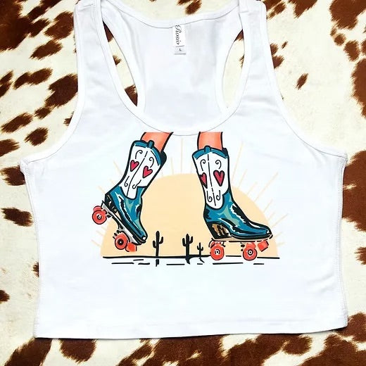 Western Crop Tank Top